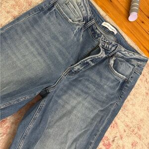 Flying Monkey Light Blue Straight Leg Jeans